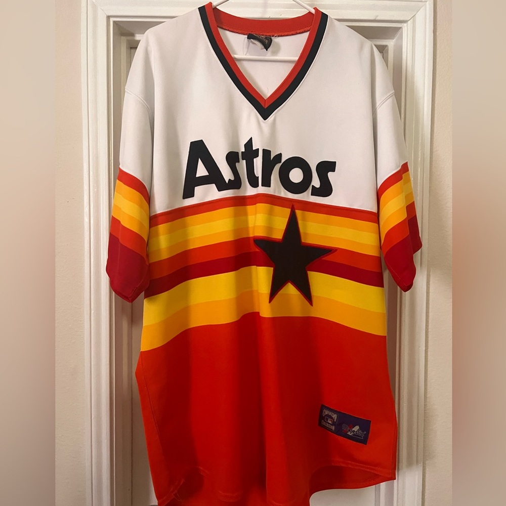 Houston Astros Vintage Rainbow Jersey